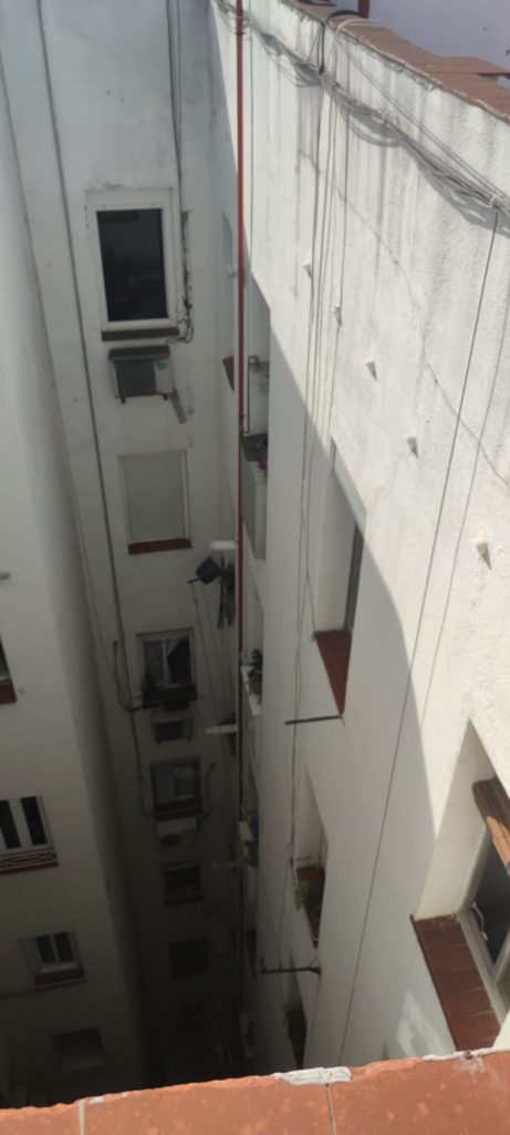 trabajos en patios de luces en Tarragona 3