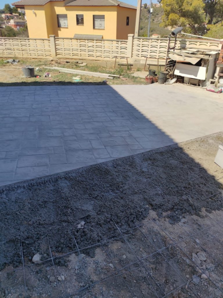 Hormigón impreso en Tarragona (2)