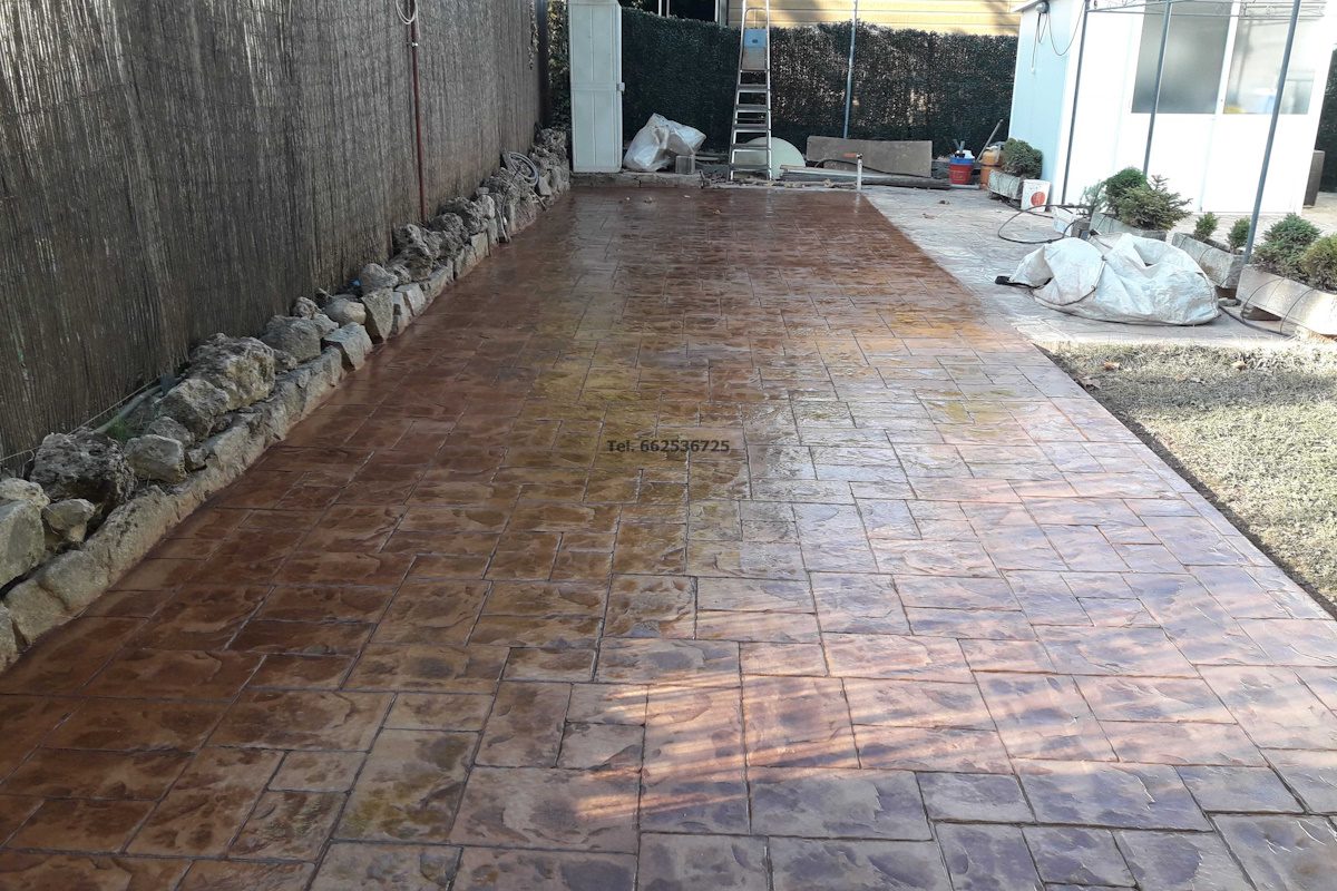 Hormigón Impreso Sitges 1